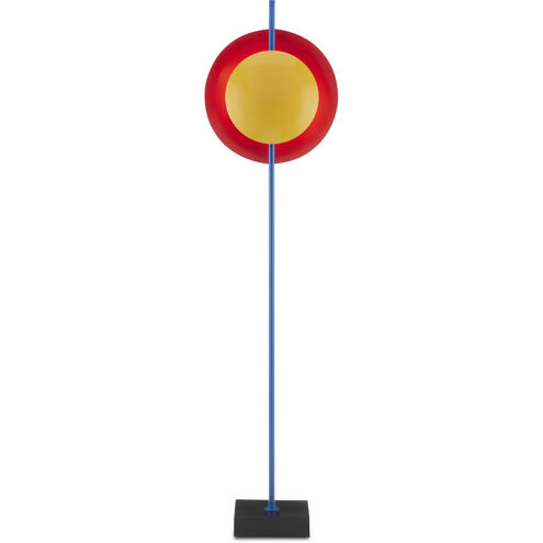 Mister M 70 inch 7.00 watt Blue/Yellow/Red/Black Floor Lamp Portable Light