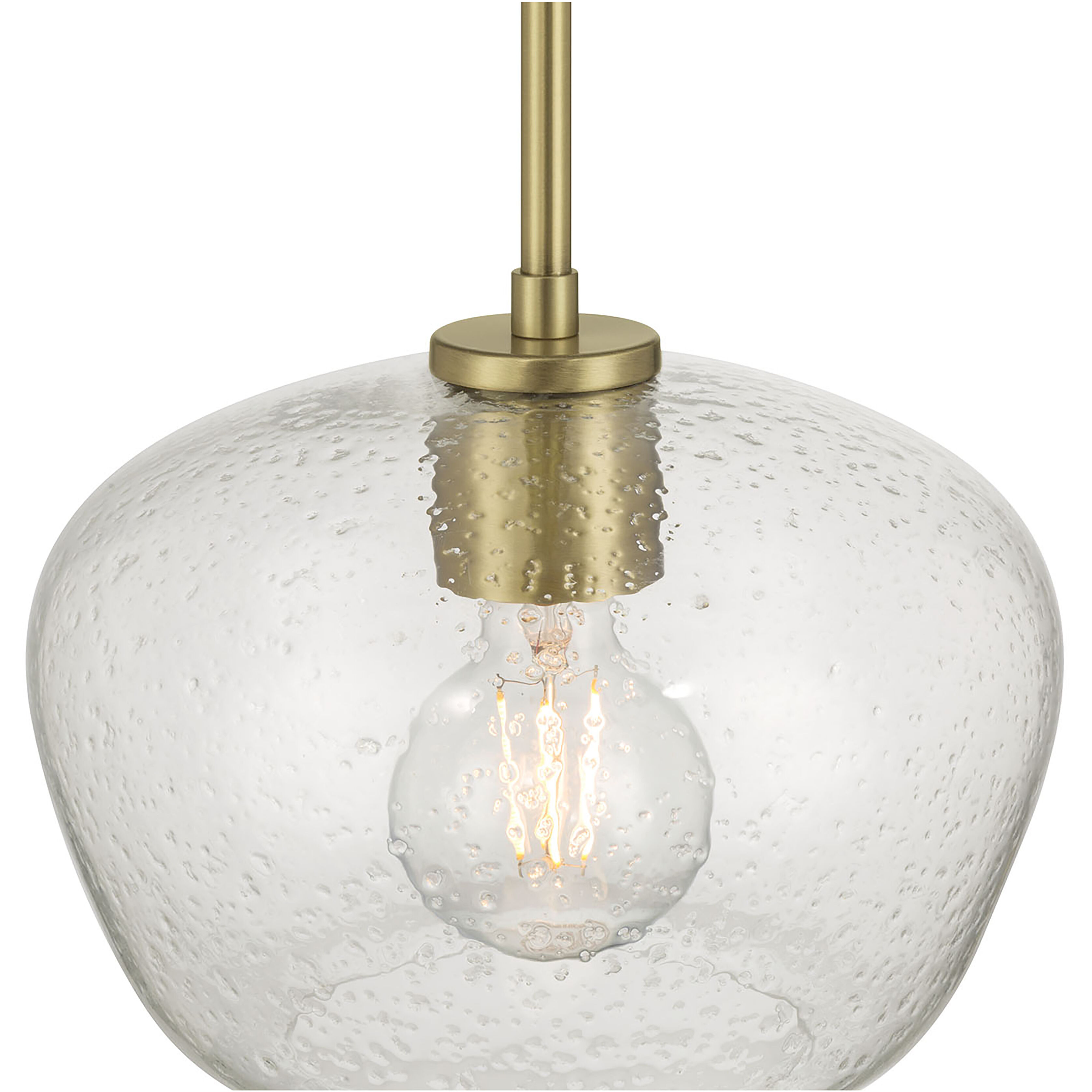 Pomari 1 Light 9.75 inch Vintage Brass Pendant Ceiling Light