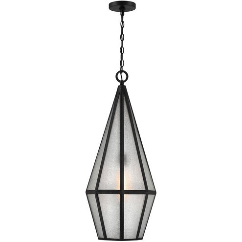 Peninsula 1 Light 12 inch Black Outdoor Hanging Lantern