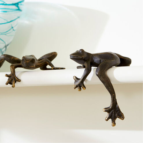 Iron Frogs 7 X 3 inch Sculpture