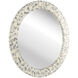 Shell Shock 38 X 38 inch Gray Mirror