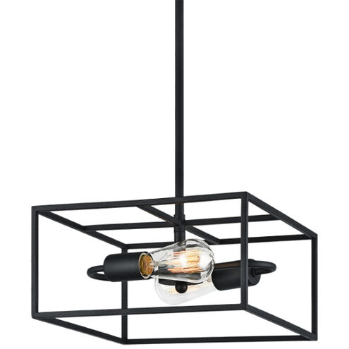 Candid 2 Light 12 inch Rusty Black Pendant Ceiling Light