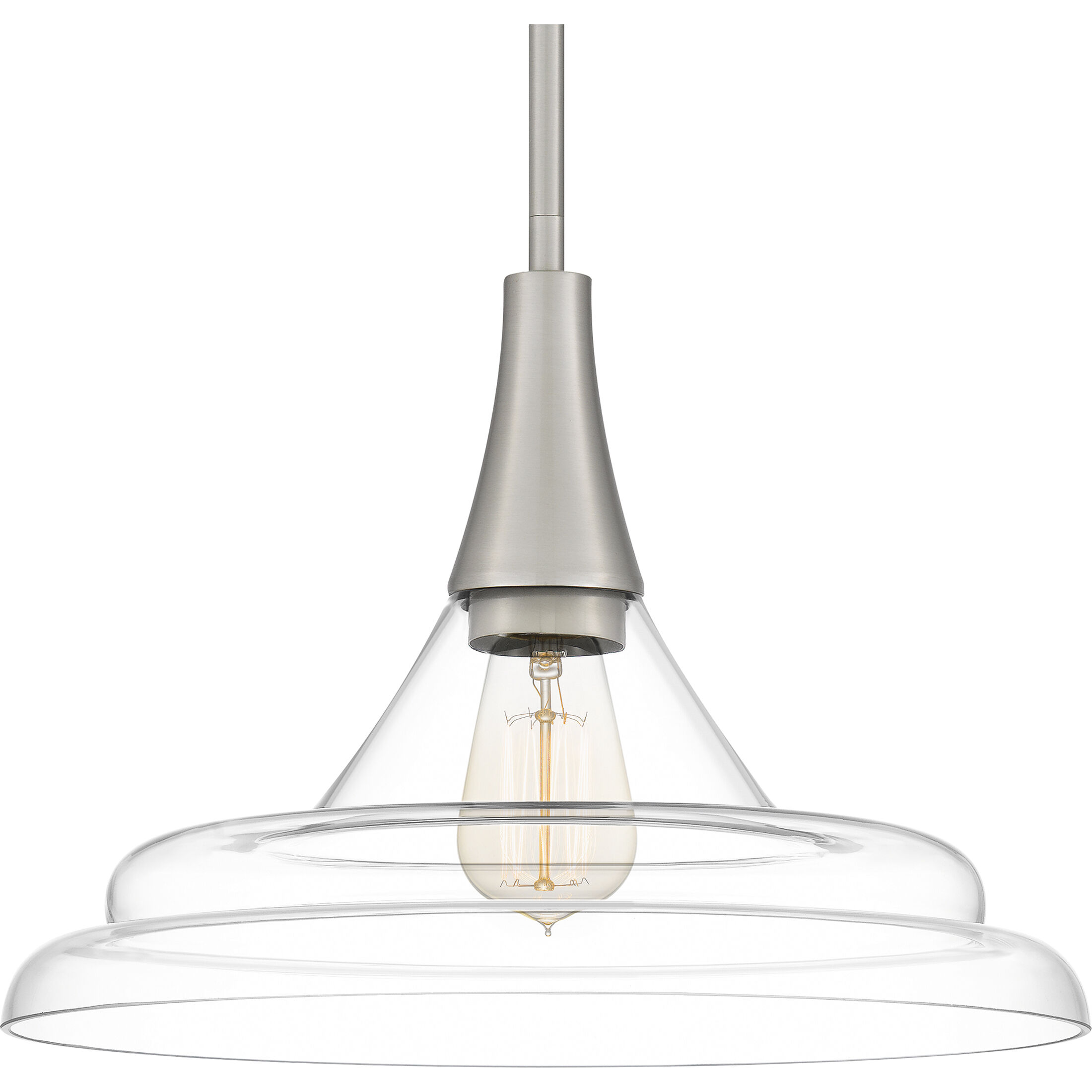 Grayton 1 Light 14 inch Brushed Nickel Pendant Ceiling Light