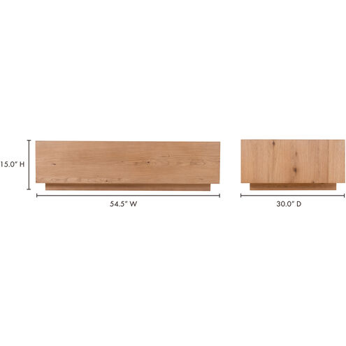 Acre 54.7 X 30 inch Oak Coffee Table