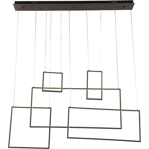 Canada LED 1 inch Satin Coffee Chandelier Ceiling Light