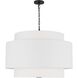kate spade new york Sawyer 4 Light 32 inch Midnight Black Hanging Shade Ceiling Light