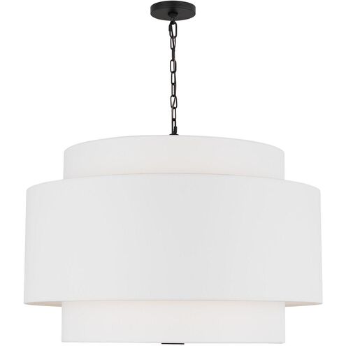 kate spade new york Sawyer 4 Light 32 inch Midnight Black Hanging Shade Ceiling Light