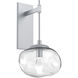 Nova LED LED 10 inch Classic Silver Indoor Sconce Wall Light, Tempo Nebula