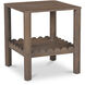 Wiley 22 X 20 inch Brown Side Table