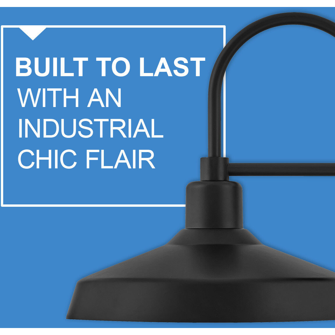 Coastal Elements Forge Outdoor Wall Mount Lantern in Black