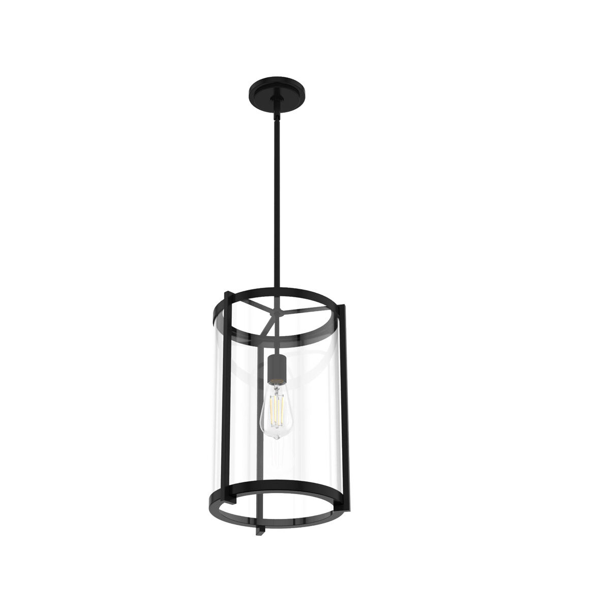Astwood 1 Light 12 inch Matte Black Pendant Ceiling Light
