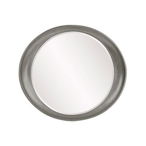 Ellipse 39 X 35 inch Glossy Nickel Wall Mirror