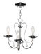 Mirabella 3 Light 15 inch Polished Chrome Chandelier Ceiling Light
