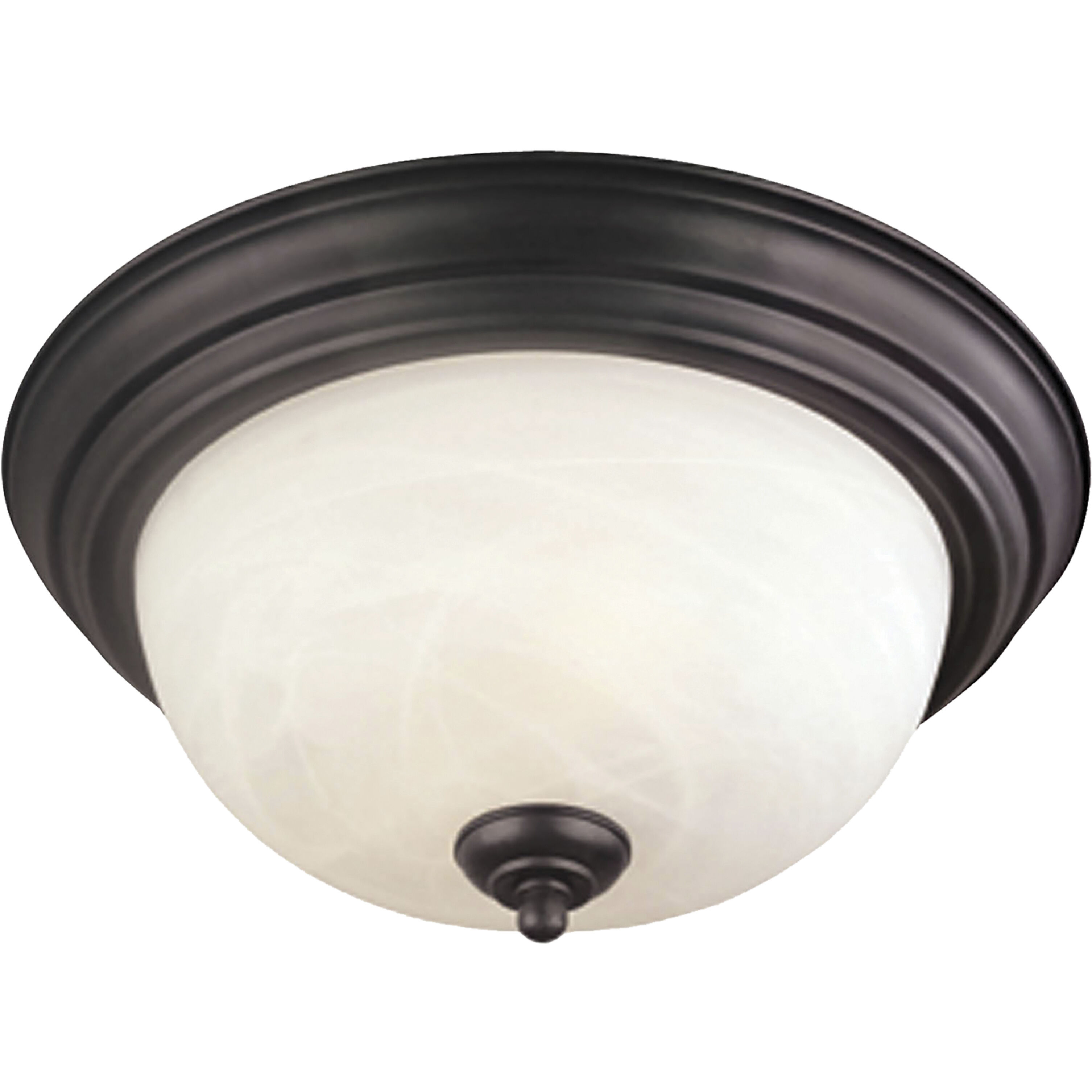 Harmony 3 Light 16 inch Painted Bronze Flush Mount Ceiling Light