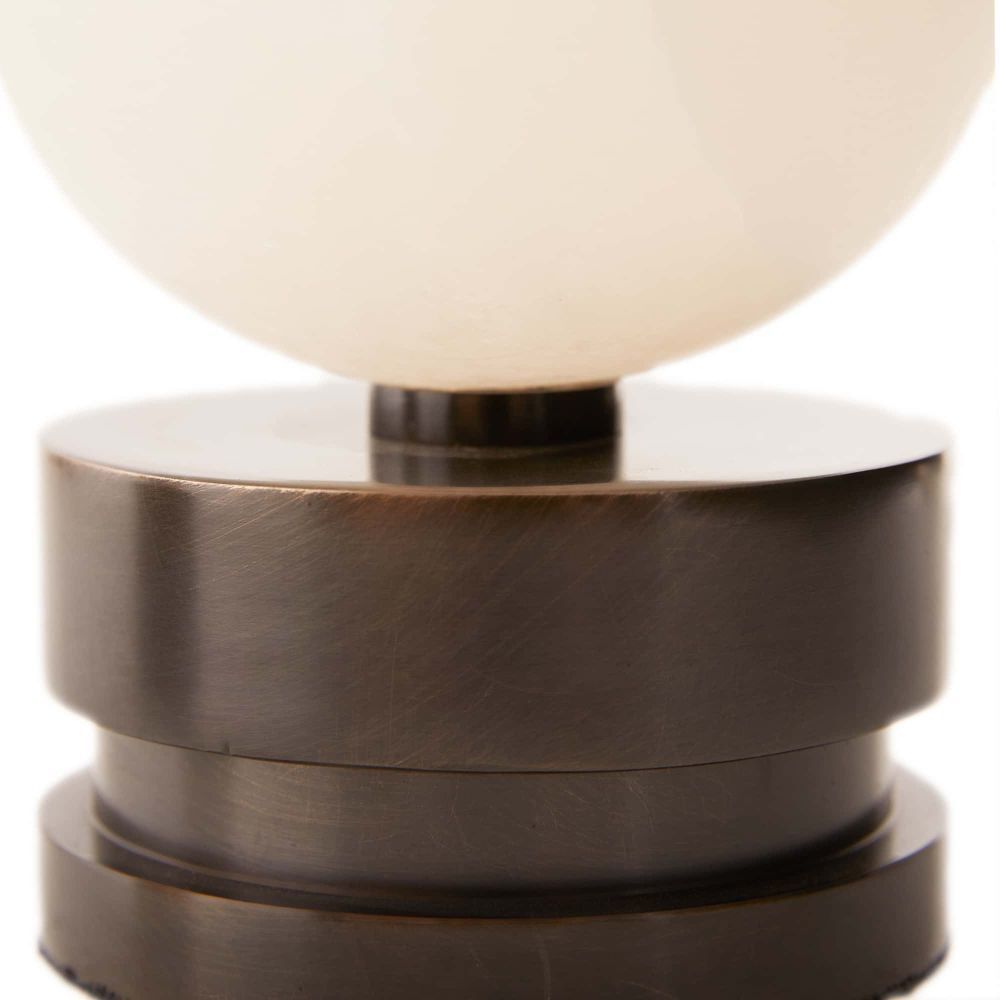 Pluto White Candleholders, Set of 2