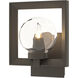 Frame 1 Light 10.1 inch Coastal Dark Smoke Outdoor Sconce, Small - Open Box