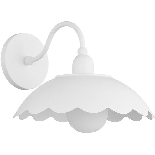 Yael 1 Light 10.5 inch Textured White Wall Sconce Wall Light