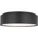 Drew & Jonathan Dartmore 3 Light 18 inch Midnight Black Flush Mount Ceiling Light, Large