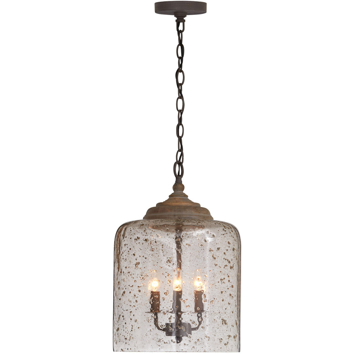 Tybee 3 Light 12.5 inch Nordic Grey Pendant Ceiling Light