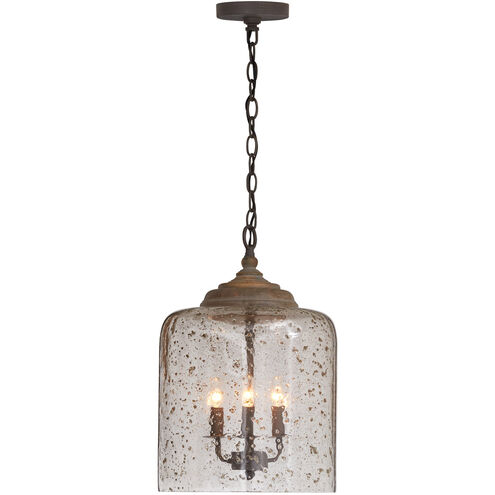 Tybee 3 Light 12.5 inch Nordic Grey Pendant Ceiling Light