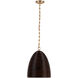 Suzanne Kasler Emerson LED 14 inch Hand-Rubbed Antique Brass Pendant Ceiling Light