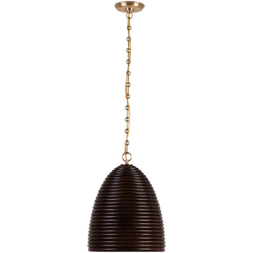 Suzanne Kasler Emerson LED 14 inch Hand-Rubbed Antique Brass Pendant Ceiling Light