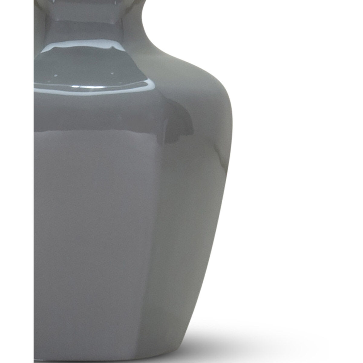 George 29 inch 150.00 watt Charcoal Grey Table Lamp Portable Light