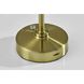 Ritchie 16 inch 2.00 watt Antique Brass LED Cordless Table Lamp Portable Light