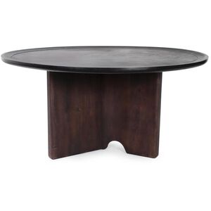 Bollack 60 X 30 inch Brown and Black Tray Dining Table