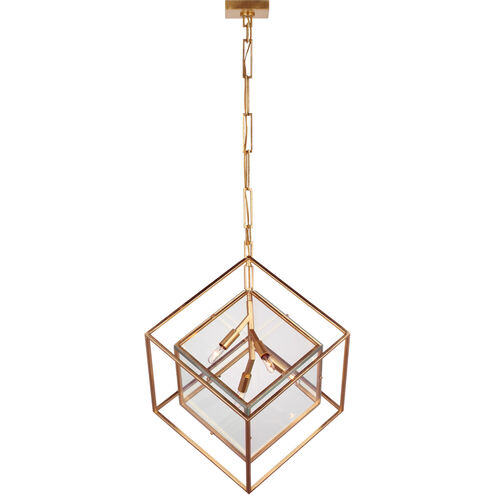 Kelly Wearstler Cubed LED 20 inch Gild Pendant Ceiling Light, Large