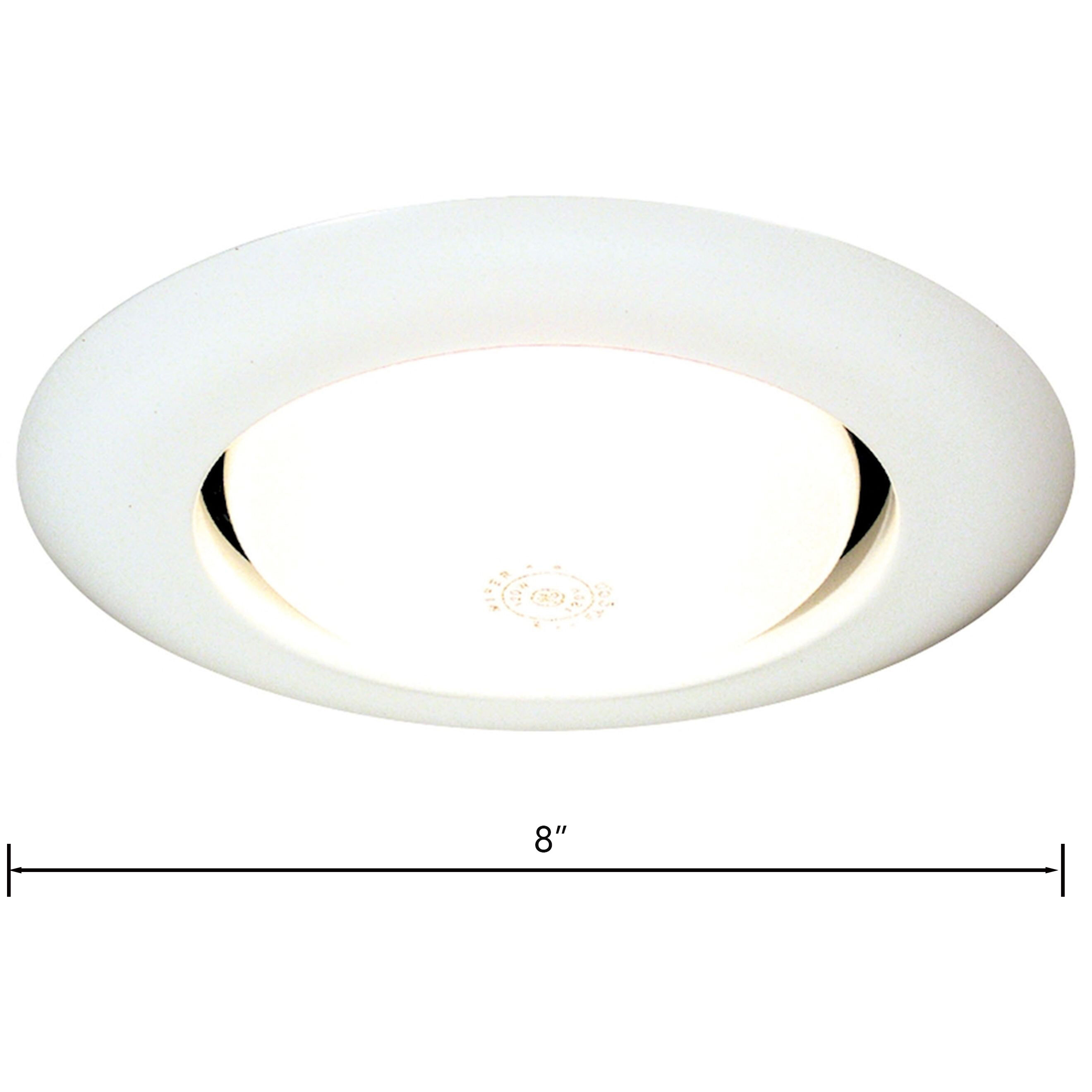 Lucen Matte White Recessed Trim