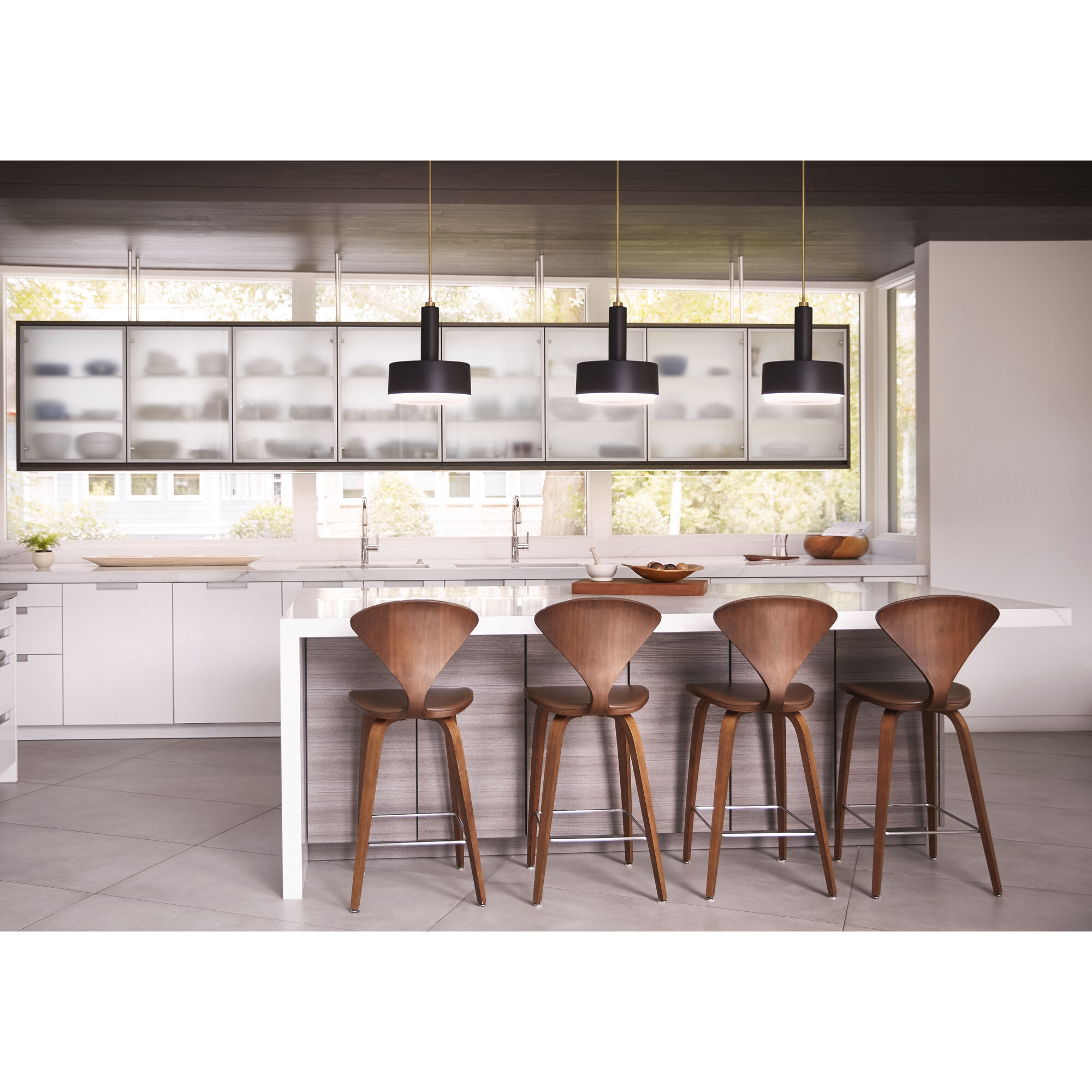 Cedric 2 Light 13 inch Black Indoor Pendant Ceiling Light