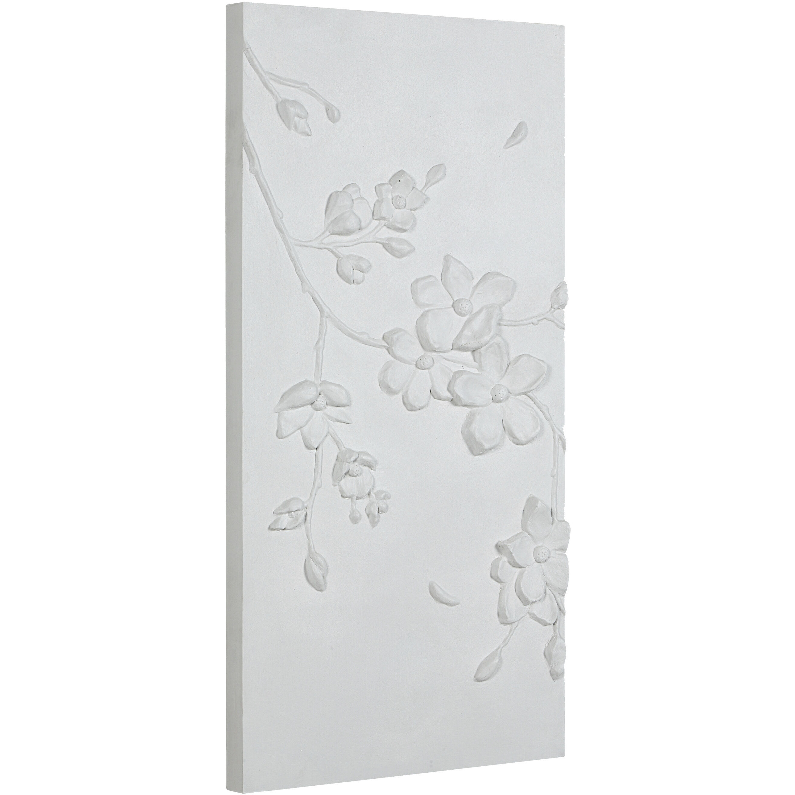 Beaudelaire Matte White Wall Decor, Set of 3