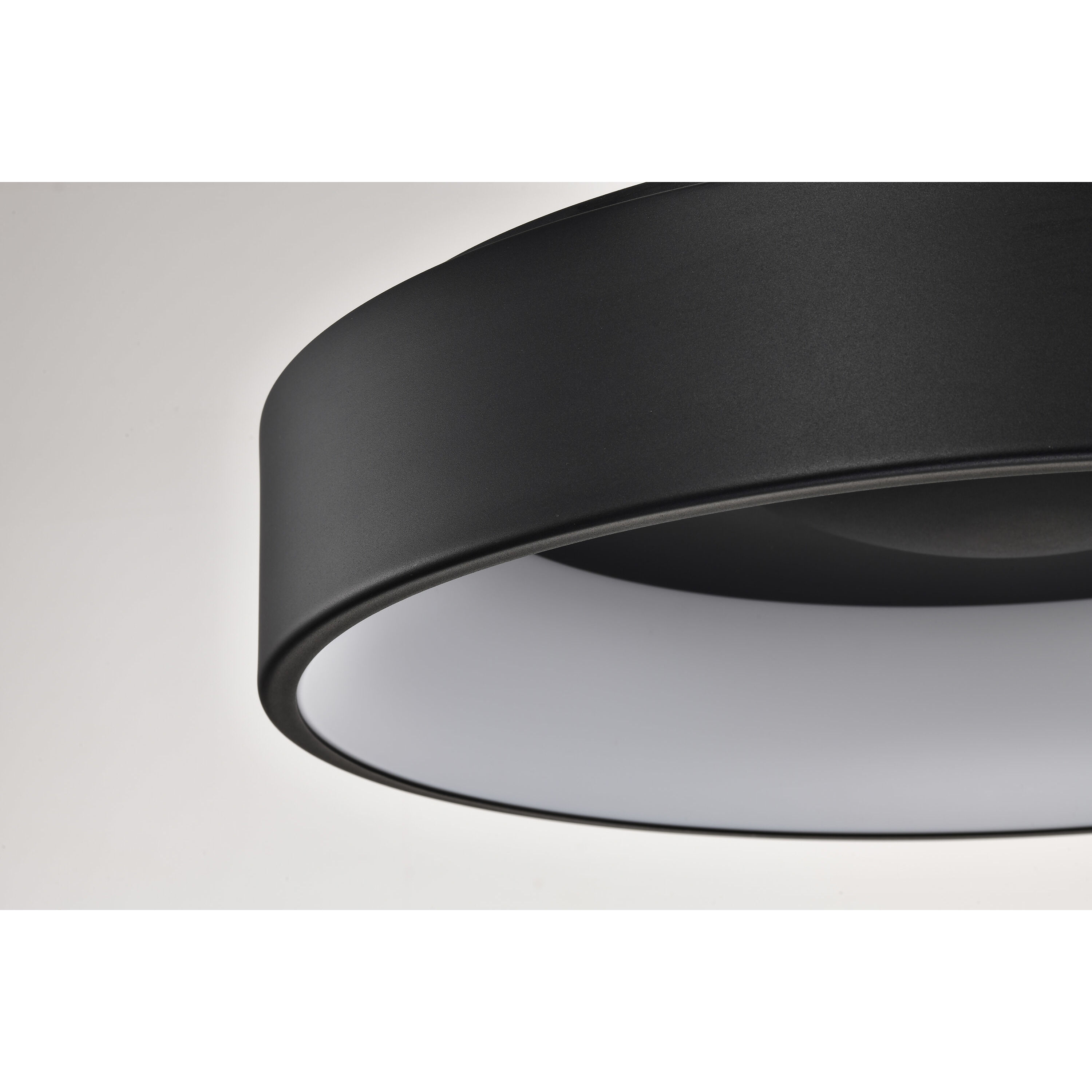Orbit LED 23.5 inch Black Flush Mount Ceiling Light