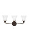 Metcalf 3 Light 25 inch Autumn Bronze Wall Bath Fixture Wall Light