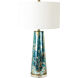 Hydesville 31 inch 150 watt Clear Table Lamp Portable Light