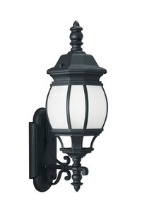Wynfield 1 Light 23.5 inch Black Outdoor Wall Lantern, Large