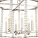 Carson 6 Light 28 inch Polished Nickel Lantern Chandelier Ceiling Light