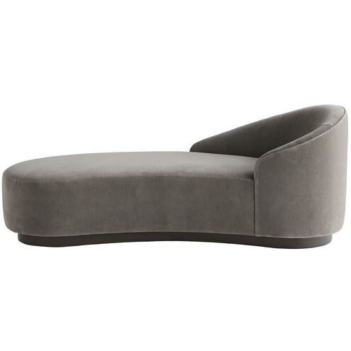 Turner Sharkskin Chaise, Left Arm