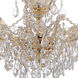 Maria Theresa 6 Light 29 inch Gold Chandelier Ceiling Light in Clear Hand Cut