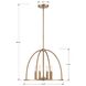 Abbott 4 Light 18.25 inch Vibrant Gold Chandelier Ceiling Light