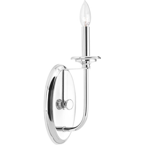 George 1 Light 4.88 inch Polished Chrome Wall Sconce Wall Light
