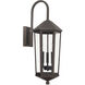 Ellsworth 3 Light 10.00 inch Outdoor Wall Light