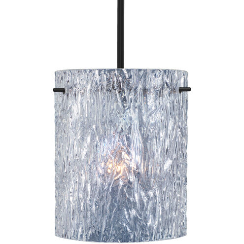Tamburo 8 LED Black Stem Pendant Ceiling Light