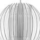 Phoenix 1 Light 8.25 inch Metallic Silver Pendant Ceiling Light