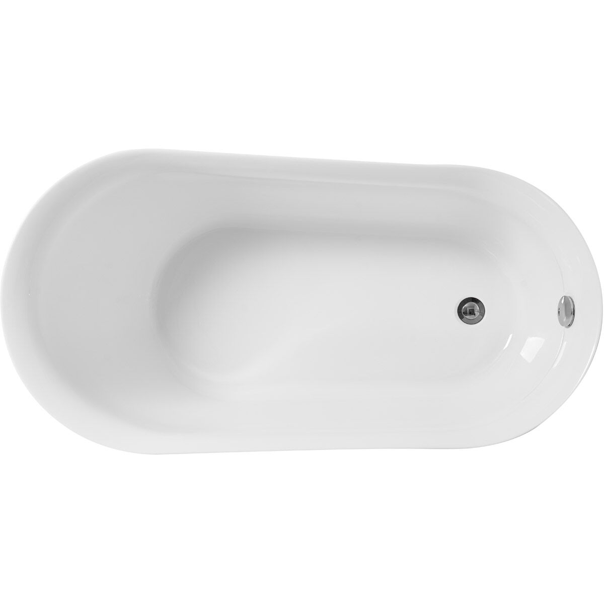 Chantal Glossy White Bathtub