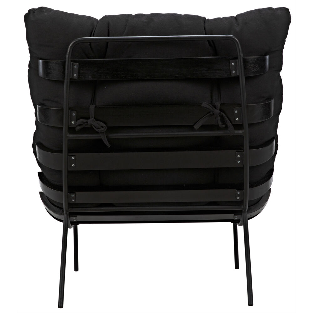 Hanzo Charcoal Black Occasional Chair