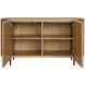 Reese Medium Oak and Dark Bronze 2 Door Cabinet