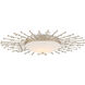 Planisphere LED 28 inch Silver Leaf Flush Mount Ceiling Light