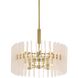 Klaus 8 Light 25.5 inch Antique Brass Chandelier Ceiling Light